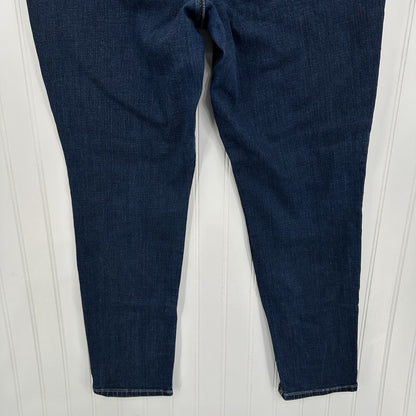 American Eagle Jeans Women 18 Super Hi Rise Jegging Blue Denim Dark Wash Comfort