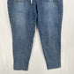 Judy Blue Jeans Womens 14W High Waist Jogger Blue Stretch Denim Elastic Waist