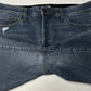 Lularoe Shorts Womens 32 US 14 Skinny Bermuda Cut Off Blue Denim Tummy Panel