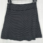 Fresh Produce Skort Womens Small Black White Stripes Preppy Skirt/Shorts *Flaw