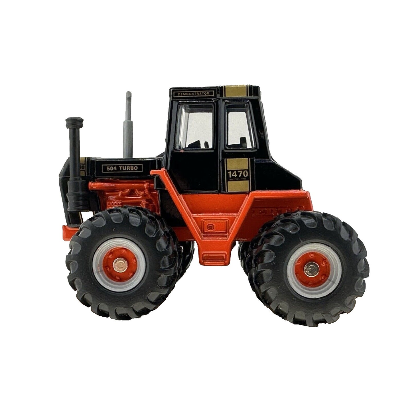 Case 1470 Black Knight 4WD Tractor With Duals By Ertl 1/64 Collector Edition
