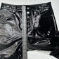 BLDWN Parker Leather Pants Womens 25 Straight Crop Black Genuine Leather EUC