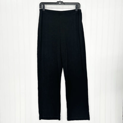 Chicos Travelers Pants 2 US Large Slinky Knit High Rise Black Stretch Coastal