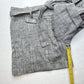 Talbots Shorts Womens 14 Petite Gray Linen/Cotton Cuffed Neutral W/Belt NEW