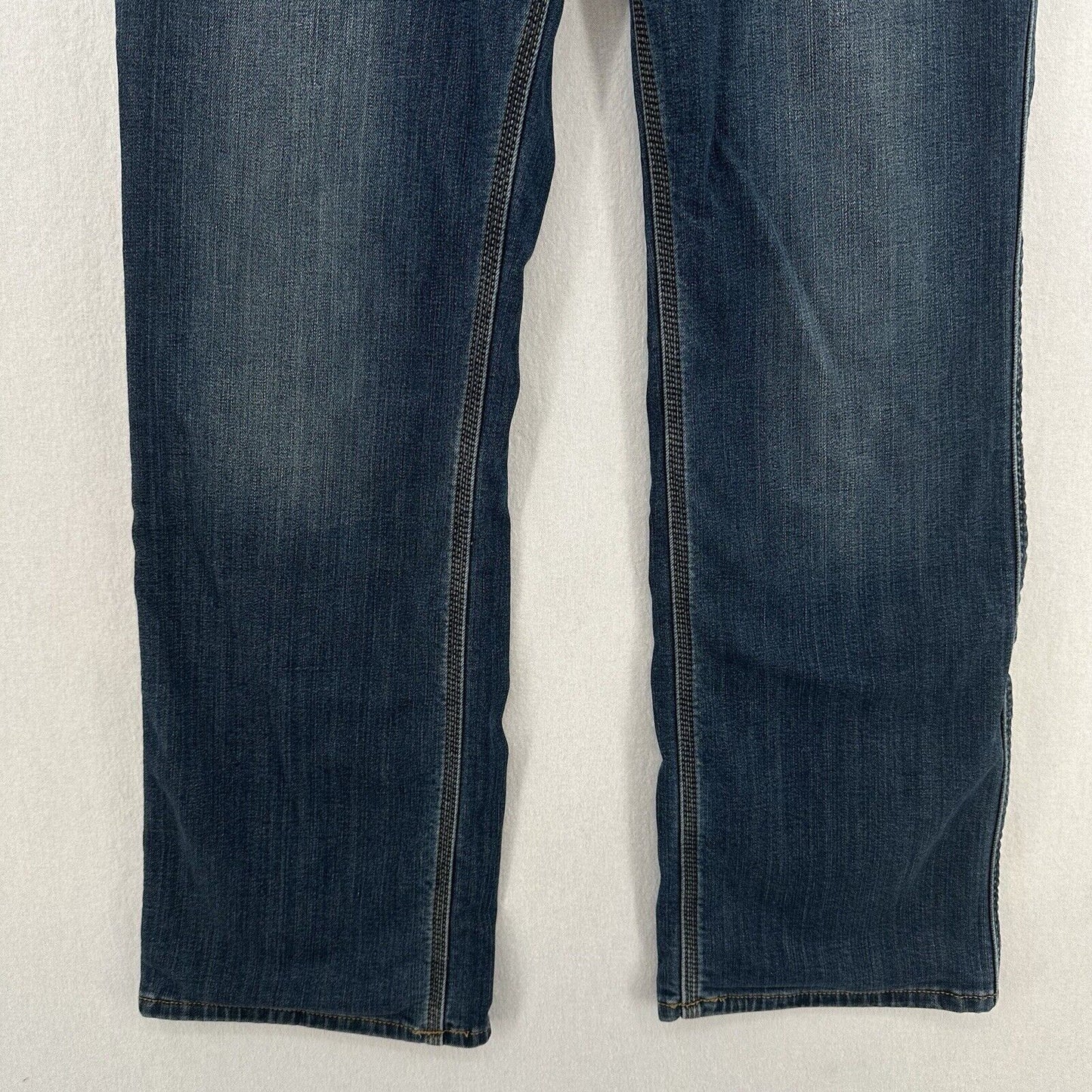 Carhartt Flannel Lined Jeans Women 12 Relaxed Fit Straight Blue Denim Plaid Work