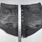 We The Free People Shorts Womens 30 Faded Black Denim Button Fly Anthropologie
