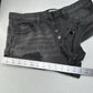 We The Free People Shorts Womens 30 Faded Black Denim Button Fly Anthropologie