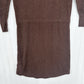 Prana Dress Women XS Leigh Sweater Dress Brown Organic Cotton Lightweight Casual