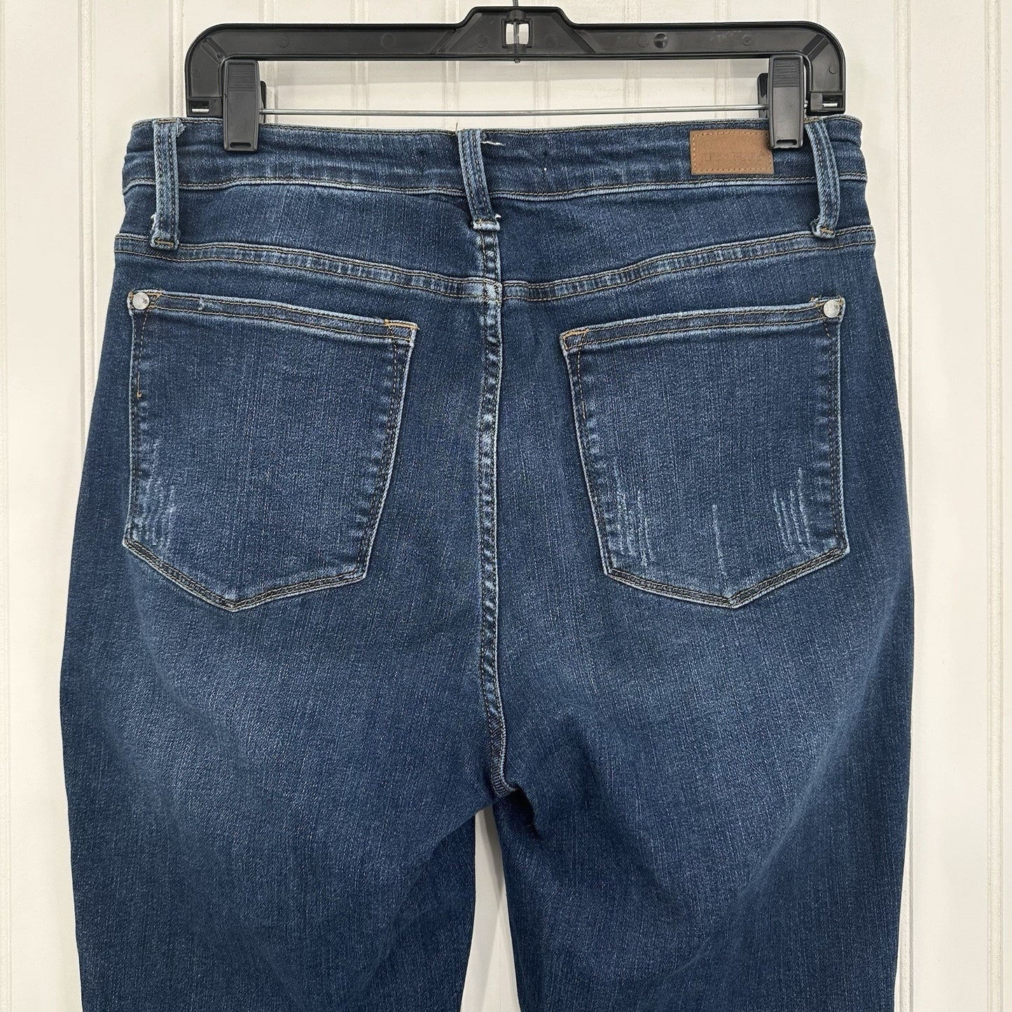 Judy Blue Jeans Women 11 30 Bootcut High Rise Slim Fit Blue Denim Western Cowboy