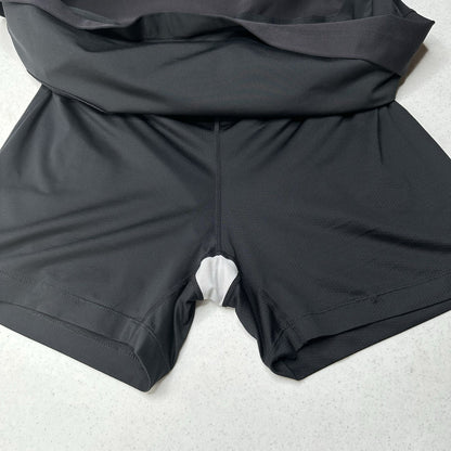 NIKE Skort Womens Large Dri Fit Black Active Skirt/Shorts Pickleball Tennis EUC