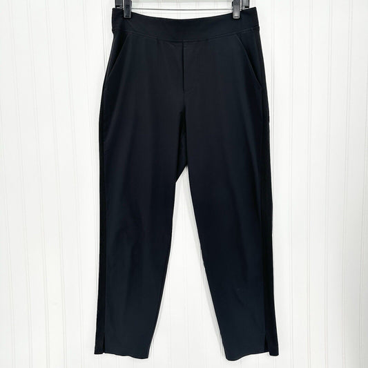 Athleta Pants Womens 10 Brooklyn Ankle Black Lightweight Travel Minimalist EUC