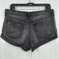 We The Free People Shorts Womens 30 Faded Black Denim Button Fly Anthropologie