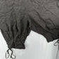 Sarah Pacini Pants 4 Women XL Linen Drop Crotch Crop Zip Coastal Beach Lagenlook