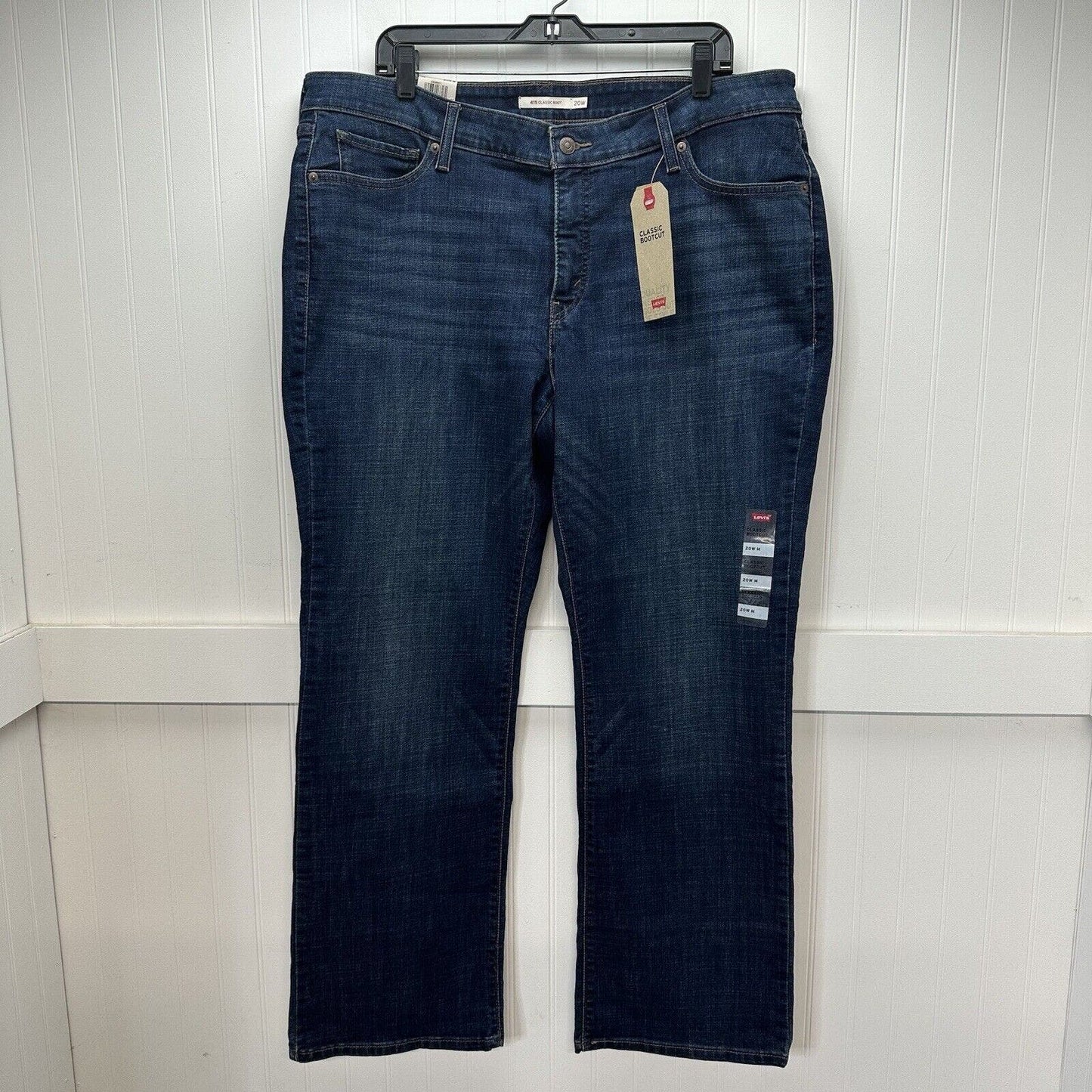 Levis 415 Jeans Womens 20W Classic Bootcut Blue Stretch Denim Western Cowboy NEW