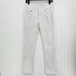 Apt 9 Jeans Womens 8 Straight Tummy Control White Stretch Denim Comfort *Stain