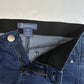 Democracy Jeans 8 Skinny Ab Solution Blue Stretch Denim Distressed Tummy Control