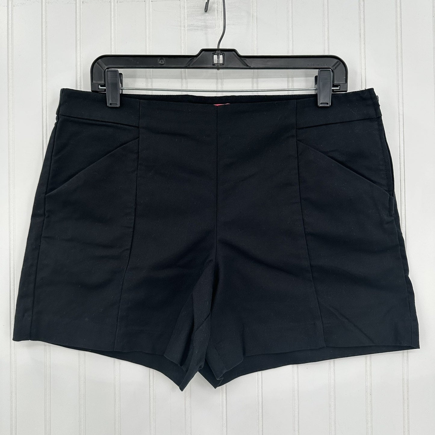 Lilly Pulitzer Shorts Womens 12 Arabeth Stretch Short Black Cotton Coastal EUC