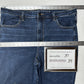 American Eagle Jeans Women 18 Super Hi Rise Jegging Blue Denim Dark Wash Comfort
