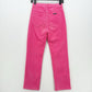 Rollas Corduroy Jeans 26 Original Straight Hot Pink Hi Rise Preppy Barbie *Flaw