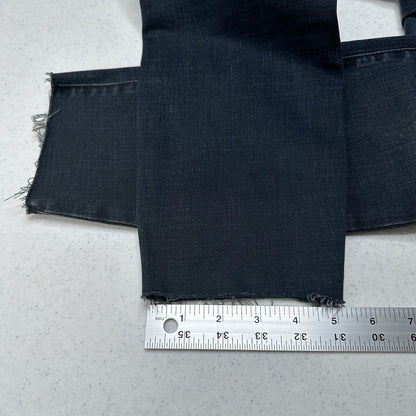 Good American Jeans Women 10 30 Good Waist Crop Skinny Ankle Blue Denim Fray EUC