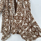 Patagonia Sweater Womens Small Cardigan Brown Beige Open Aztec Lambswool Western