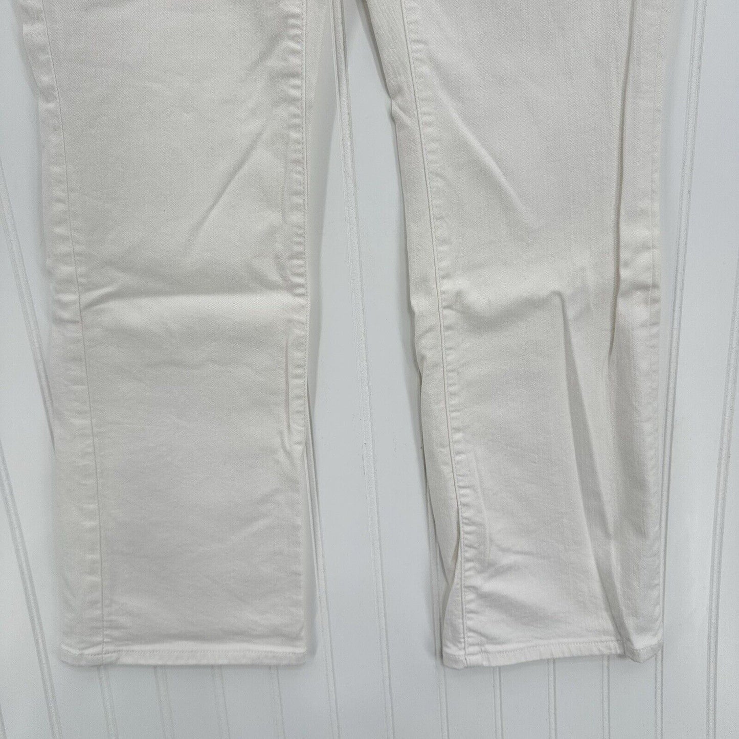 Apt 9 Jeans Womens 12 Bootcut Tummy Control White Stretch Denim Comfort Preppy