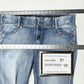 Apt 9 Jeans Womens 18 Capri Tummy Control Blue Cuffed Denim Bling Embroidered