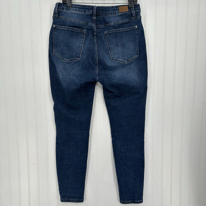 Judy Blue Jeans Womens 13 31 Skinny High Rise Blue Stretch Denim Dark Wash