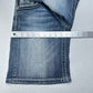 Miss Me Shorts Women 28 Easy Bermuda Blue Jean Denim Long Distress Y2K Western