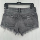 We The Free People Shorts Womens 26 Faded Gray Denim Button Fly Anthropologie