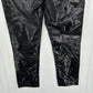 BLDWN Parker Leather Pants Womens 25 Straight Crop Black Genuine Leather EUC