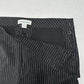 Sundance Pants Womens 6 Black Pinstripe Linen Cotton Coastal Contemporary