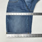 Apt 9 Shorts Womens 6 Bermuda Tummy Control Blue Jean Denim Comfort Cuffed EUC