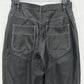 We The Free People Pants Womens 8 It Factor Vegan Leather Black Wide Leg Hi Rise
