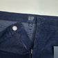 GAP Shorts Womens 16 Corduroy Relaxed Cut Off Dark Blue Fray Hem Preppy NEW