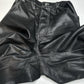 We The Free People Pants Womens 8 It Factor Vegan Leather Black Wide Leg Hi Rise