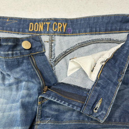 Dont Cry Milan Jeans Womens 12* Long Slim Bootcut Denim Western Cowboy *Flaws