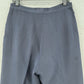 Vintage Silk Pants Womens 10 Navy Blue Design By Pat Argenti Contemporary