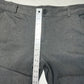 Duluth Trading Pants Womens 16 Wearwithall Ponte Knit Bootcut Gray Stretch Zip