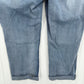 Apt 9 Jeans Womens 18 Capri Tummy Control Blue Cuffed Denim Bling Embroidered