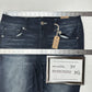 American Eagle Jeans Womens 14 Kick Boot Blue Denim Rodeo Cowboy Western NEW