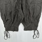 Sarah Pacini Pants 4 Women XL Linen Drop Crotch Crop Zip Coastal Beach Lagenlook