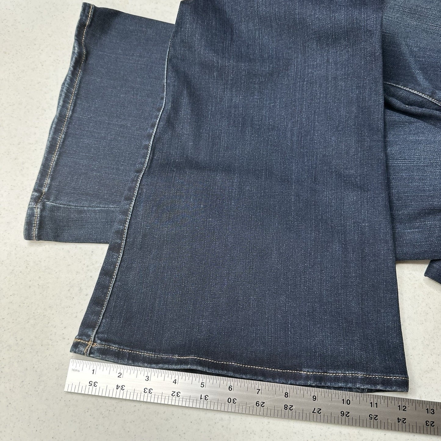 American Eagle Jeans 16 Long Curvy Highest Rise Flare Next Level Blue Denim NEW