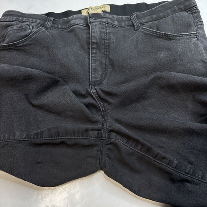 Democracy Jeans Womens 14 Skinny Ab Technology Black Stretch Denim Slimming