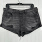 We The Free People Shorts Womens 30 Faded Black Denim Button Fly Anthropologie