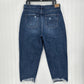 American Eagle Jeans Womens 14 Short Mom Relaxed High Rise Blue Denim Distressed