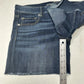 American Eagle Shorts Womens 12 Midi Blue Jean Denim Super Stretch Cut Off Fray
