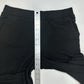 Monrow Pants Womens Small SuperSoft Straight Black Knit Pull On Split Hems Cozy
