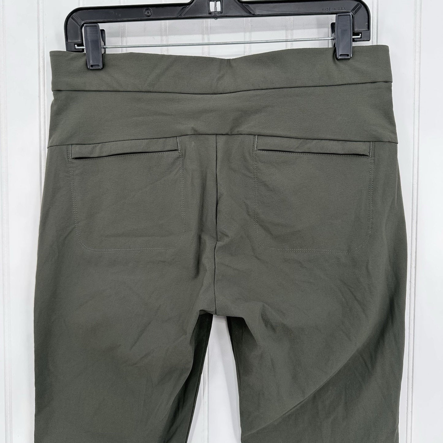 Athleta Pants Womens 8 Wander Stash Skinny Green Travel Hiking Gorpcore EUC