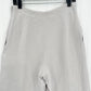 Lafayette 148 Pants Women 12 Petite Silk Wide Leg Light Gray Lined Coastal *Flaw